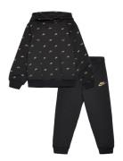 Nike Sportswear Printed Fleece Pullover And Pants Set Sport Sweatsuits...