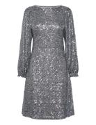 Hinnasz Dress Kort Kjole Silver Saint Tropez