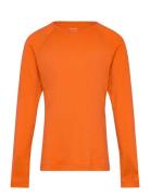 K 200 Oasis Ls Crewe Tops T-shirts Long-sleeved T-Skjorte Orange Icebr...