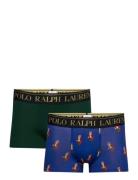 Stretch Cotton Trunk 2-Pack Boxershorts Black Polo Ralph Lauren Underw...