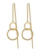 Double Plain Earchains Ørestickere Smykker Gold Pernille Corydon