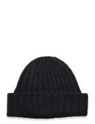 Soft Ribbed Beanie Accessories Headwear Beanies Black Weekday