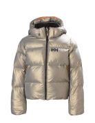 Jr Girl Nora Puffy Jacket Foret Jakke Gold Helly Hansen