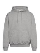 Wbpacs Base Hoodie Tops Sweatshirts & Hoodies Hoodies Grey Woodbird