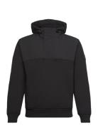 Zetwillnylon2 Tops Sweatshirts & Hoodies Hoodies Black BOSS