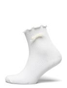 Pearly Bow Socks Lingerie Socks Regular Socks White SUI AVA