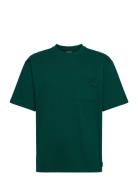 3 Crosses Loose Fit Pocket T-Shirt Tops T-Kortærmet Skjorte Green Scot...