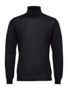 Cole Rollneck Designers Knitwear Turtlenecks Navy Oscar Jacobson