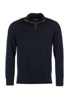 Barbour Cotton Half Zip Knitted Jumper Designers Knitwear Half Zip Jum...