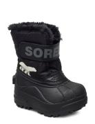 Toddler Snow Commander Sport Winter Boots Winterboots Pull On Black So...