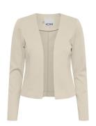 Ihkate Short Bl Blazers Cropped Blazers Beige ICHI