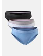 Women's Organic Cotton Bikini 3-Pack Sport Panties Briefs Multi/patter...