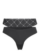 Performance Thong 2P Sport Panties Thong Black Björn Borg