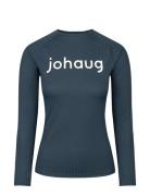 Rib Tech Long Sleeve Sport Base Layer Tops Navy Johaug