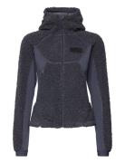 Sway Pile Jacket Tops Sweatshirts & Hoodies Fleeces & Midlayers Blue J...