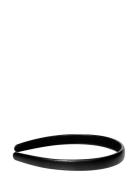 Vegan Diadem Narrow Plain Accessories Hair Accessories Hair Band Black...