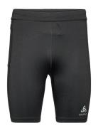 Odlo Tights Short Essential Sport Running-training Tights Black Odlo