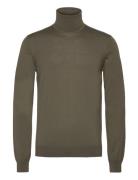 San Thomas-M Designers Knitwear Turtlenecks Khaki Green HUGO