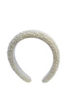 Coco Beaded Headband White Accessories Hair Accessories Hair Band Whit...