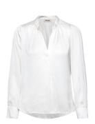 Tink Satin Perm Designers Blouses Long-sleeved White Zadig & Voltaire