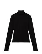 Nlfdida Ls Rollneck Top Tops T-shirts Turtleneck Black LMTD