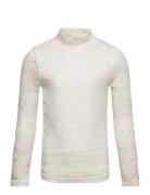 Nkfrydia Ls Mock Neck Ls Top Tops T-shirts Turtleneck Cream Name It