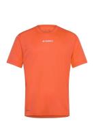 Mt Tee Sport Men Men Sports Clothes Sport Tops Sport T-Skjorte Orange ...