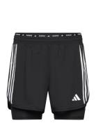 Own The Run 3 Stripes 2In1 Short Sport Sport Clothing Sport Shorts Spo...