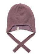 Bergen Earflap Hat Accessories Headwear Hats Winter Hats Purple Mp Den...