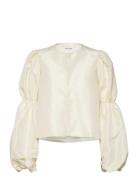 Zoey Blouse Designers Blouses Long-sleeved Cream Malina