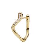 Yasmin 12 Huggie Gold Hp Accessories Jewellery Earrings Single Earring...