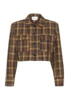 Chikagz Blazer Blazers Cropped Blazers Brown Gestuz