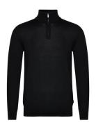 Pullover Designers Knitwear Half Zip Jumpers Black Emporio Armani