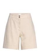 Laurafv Midi Shorts Bottoms Shorts Chino Shorts Beige FIVEUNITS