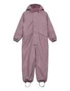 Thermo Rainsuit Aiko Outerwear Coveralls Rainwear Coveralls Purple Whe...