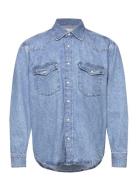 Rel Denim Rodeo Shirt Tops Shirts Denim Shirts Blue GANT