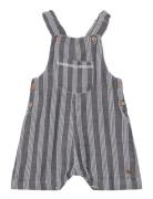 Overall Y/D Bottoms Dungarees Navy Minymo