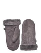 Rhsydney Shearling Stitch Mittens Accessories Gloves Thumb Gloves Grey...