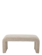 Bobbie Bench Home Furniture Chairs & Stools Stools & Benches Cream Blo...