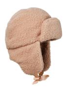 Winter Cap - Pink Bouclé 2-3Yr Accessories Headwear Hats Winter Hats P...