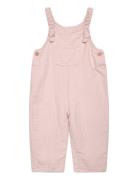 Cotton Dungarees Bottoms Dungarees Pink Mango