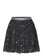 Skirt Mesh Rainbow Stars Dresses & Skirts Skirts Tulle Skirts Black Li...