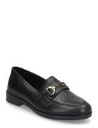 46262-01 Shoes Flat Loafers Black Rieker