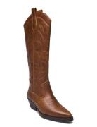 Onlbronco-5 Pu High Cowboy Boot Shoes Boots Cowboy Boots Brown ONLY