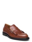 Loafer Shoes Flat Loafers Brown ANGULUS