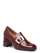 Loafer Shoes Heels Heeled Loafers Burgundy Gabor