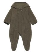 Robert B Suit Outerwear Fleece Outerwear Fleece Coveralls Green MarMar...