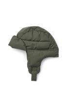 Tori Puffer Hat Accessories Headwear Hats Winter Hats Khaki Green Liew...