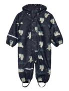 Rainwear Suit - Aop, W. Fleece Outerwear Coveralls Rainwear Coveralls ...