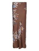 Satin Maxi Skirt Skirts Maxi Skirts Brown By Ti Mo